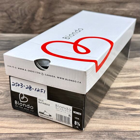 NIB Blondo 8.5M Waterproof Emilia Black Nubuck Slide Flat Sandals Jute Trim - Picture 11 of 12